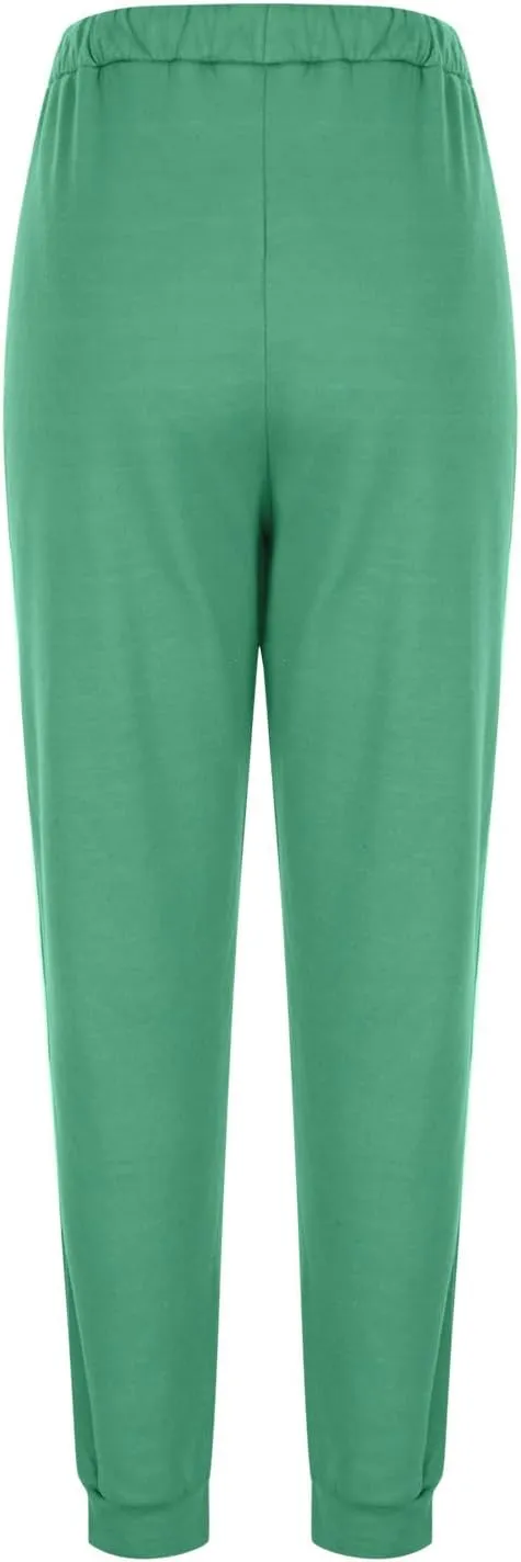 3 Pack Sherpa Lined Jogger Pants Women Winter Warm Drawstring Elastic Waist Sweatpants Plus Size Loungewear Bottoms