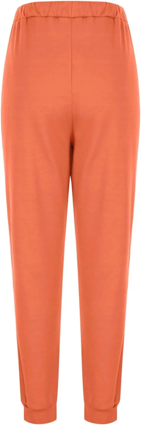 3 Pack Sherpa Lined Jogger Pants Women Winter Warm Drawstring Elastic Waist Sweatpants Plus Size Loungewear Bottoms