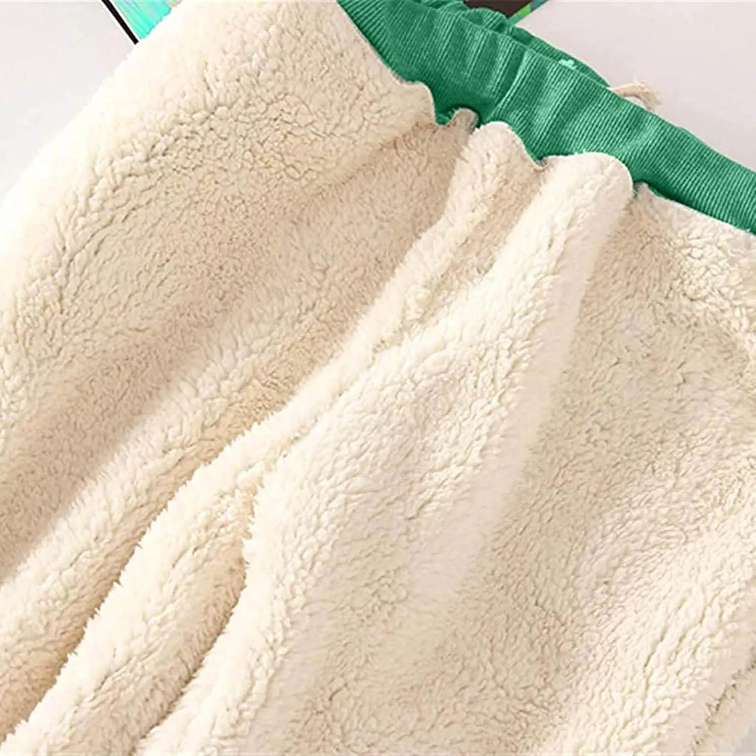 3 Pack Sherpa Lined Jogger Pants Women Winter Warm Drawstring Elastic Waist Sweatpants Plus Size Loungewear Bottoms