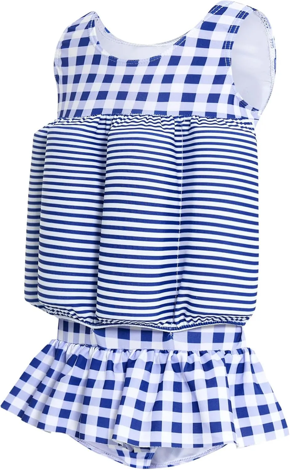 Baby Girls Swimsuit with Floatation Toddler One Piece Swimsuits Kids Swim Vest Swimwear Float Suit