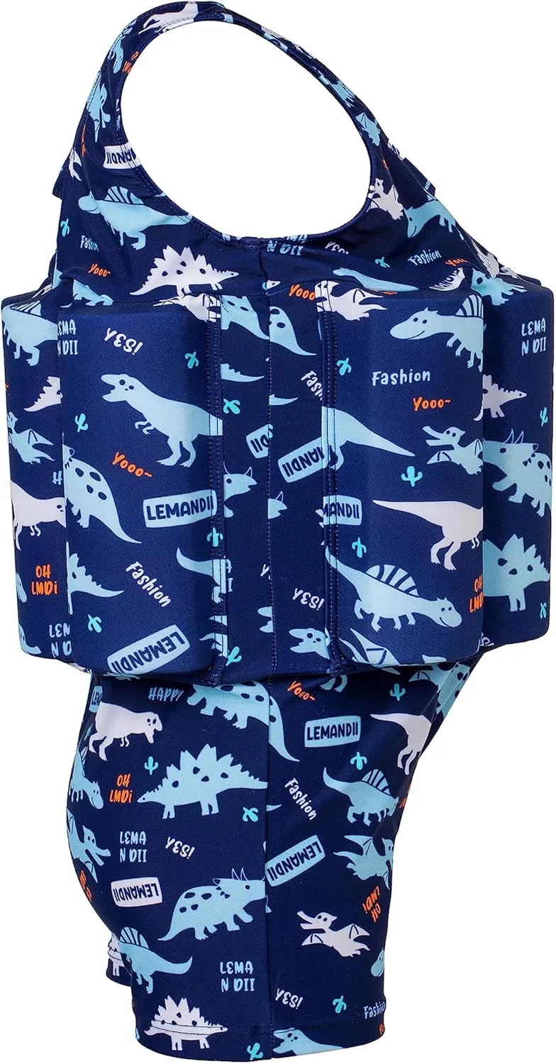 Baby Kids Floatation Suit Float One-Piece Swimwear Buoyancy for Girls Boys 1-10Years