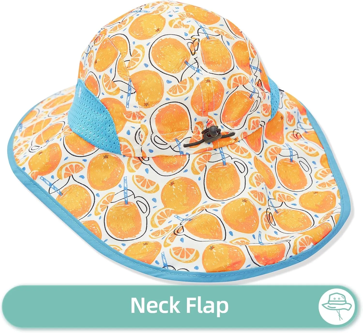 Baby Sun Hats Boys Girls Summer UPF 50  Sun Protection Toddler Beach Hat Neck Flap Kid Cap with Wide Brim