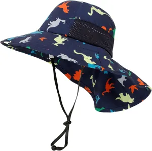 Baby Sun Hats Boys Girls Summer UPF 50  Sun Protection Toddler Beach Hat Neck Flap Kid Cap with Wide Brim