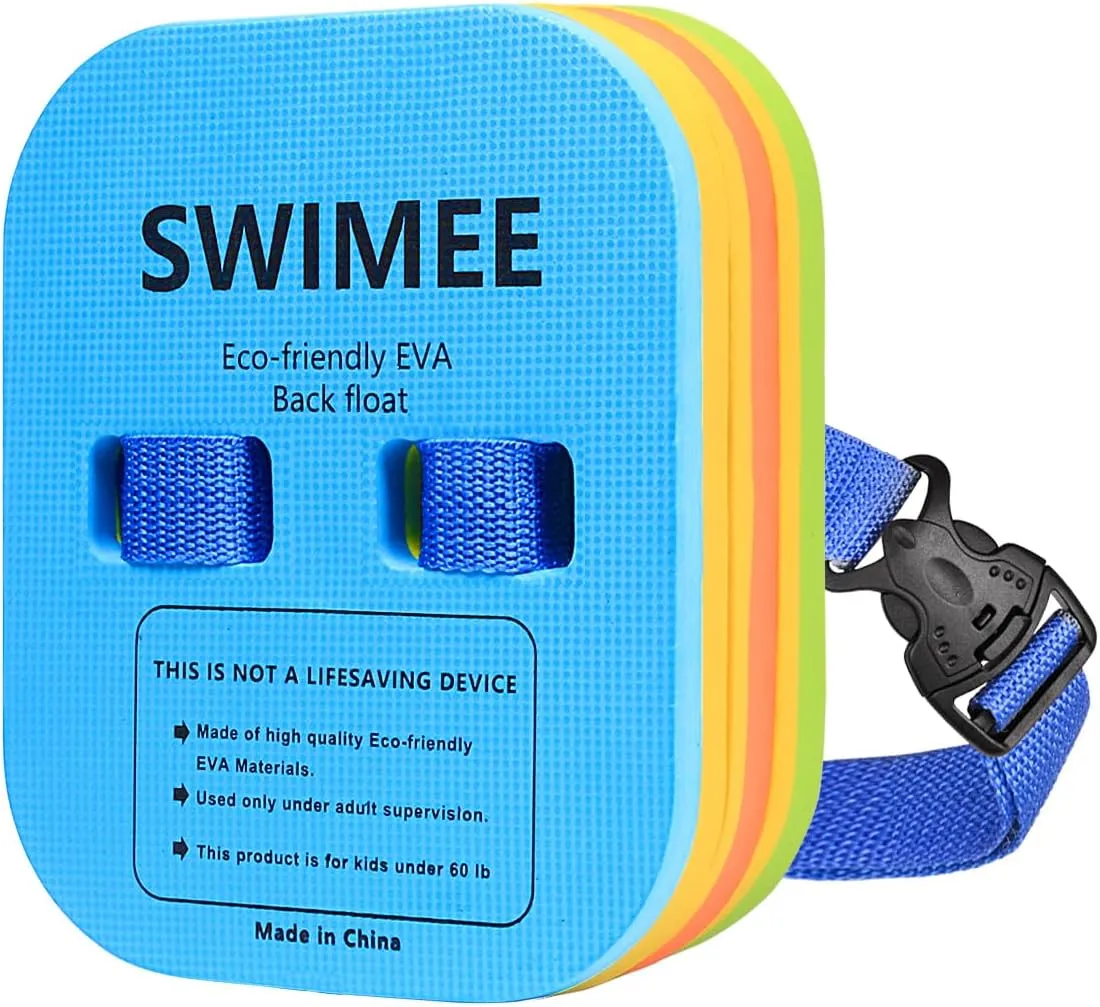 Back Float Safety Swim Trainer Swimming Bubble Belts Float Swim Training Aid for Beginners Swim Floaties for Kids Toddler Children Sport Pool Lesson