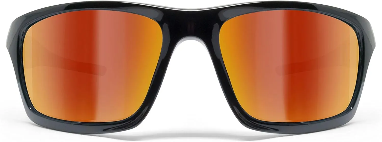 Bertoni Photochromic Sport Polarized Sunglasses for Cycling Running Ski Motorcycle Mtb Fishing – mod. Omega Italy