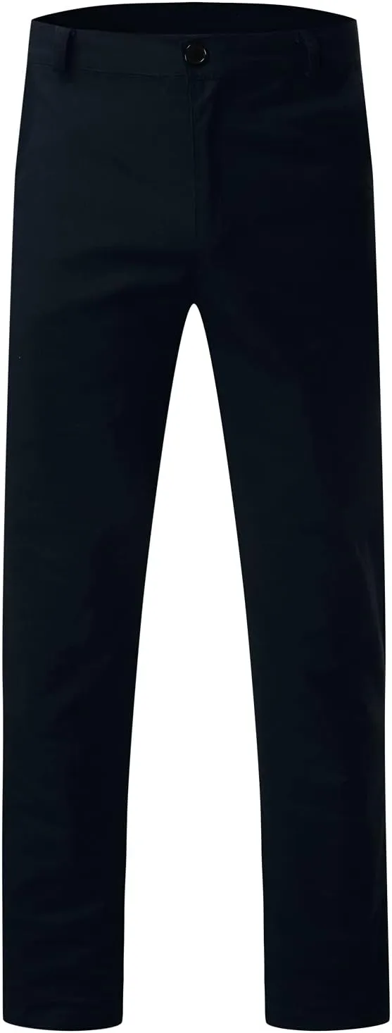 BIFUTON Mens Casual Pants Lightweight Joggers Elastic Waist Button Pants Solid Tapered for Men Fashion Trousers with Pockets