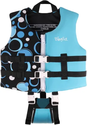 Boglia Toddler Swim Vests Jackets for Kids 20-30/30-50/50-90 Lbs 2 3 4 5 6 7 8 9yrs Infant Flaotie Boys Girls Pool Vest Neoprene Swimming Body Glove Float Vest PFD Learn to Swim