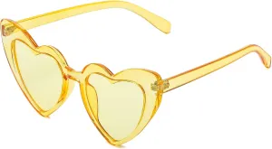 Clout Goggle Heart Sunglasses Vintage Cat Eye Mod Style Retro Kurt Cobain Glasses