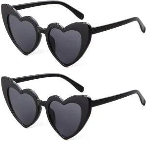 Clout Heart Shaped Sunglasses Goggles Vintage Cat Eye Mod Style Retro Kurt Cobain Glasses