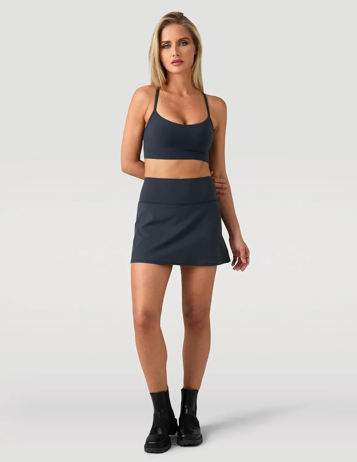 Colorfulkoala Dreamlux Skirts for Women High Rise Athletic Golf Tennis Skorts Built-in Shorts with Pockets