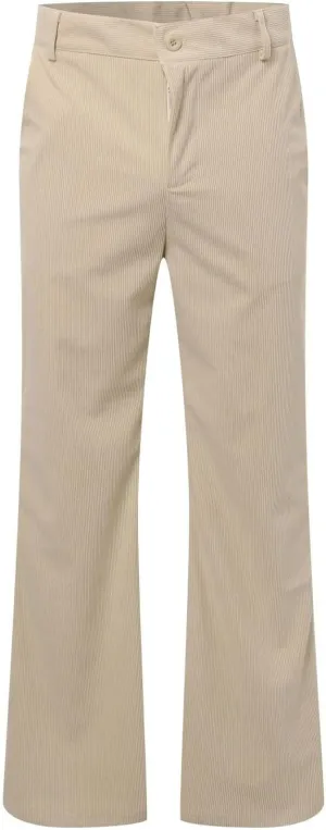 Corduroy Flare Suit Pants for Men Vintage Casual Straight Leg Pants Elastic Waist Baggy Work Trousers with Pockets