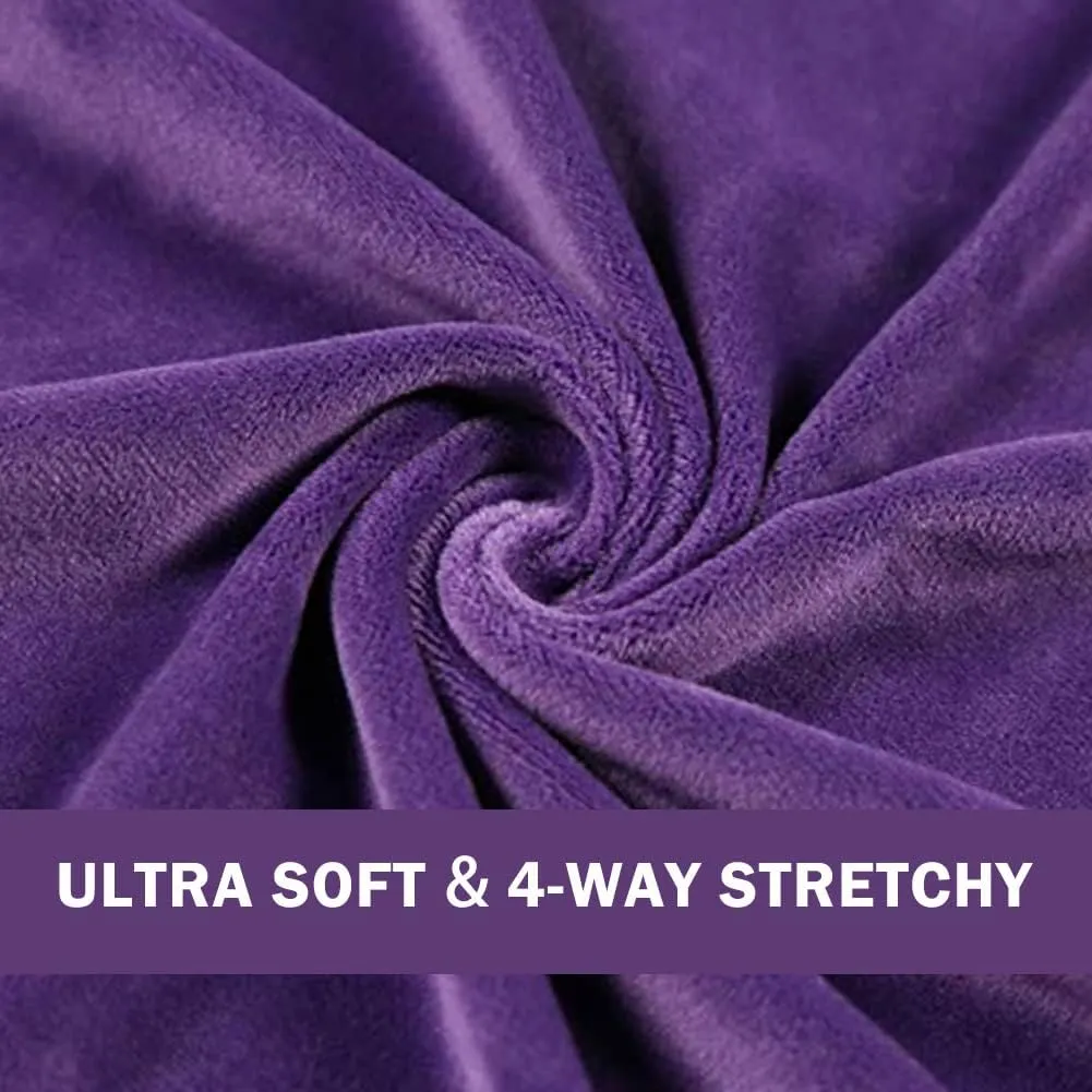 COZZYON Women Velour Leggings, High Waist Soft Leggings Warm Winter Velour Yoga Pants