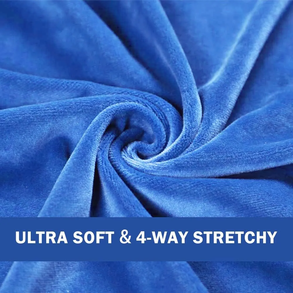 COZZYON Women Velour Leggings, High Waist Soft Leggings Warm Winter Velour Yoga Pants