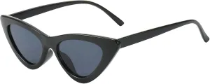 Dollger Cat Eye Sunglasses Vintage Retro Plastic Frame Cateye Sunglasses for Women