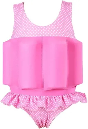 FYMNSI Kids Baby Floatation Swimsuit with Adjustable Buoyancy Float Suit Swim Vest One Piece Floating Swimwear for Boys Girls