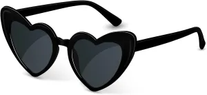Heart Sunglasses For Women Cute Vintage Love Shaped Sunglass Cat Eye Mod Style Retro Heart ​Shaped Sunglasses Womens Glasses