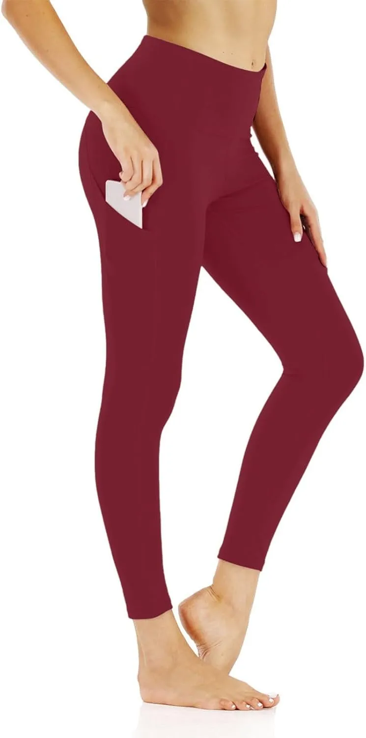 High-Waisted Waist Trainer Ankle-Hugging Pocket Yoga Pants for Women Shapewear Workout Pants with Built-in