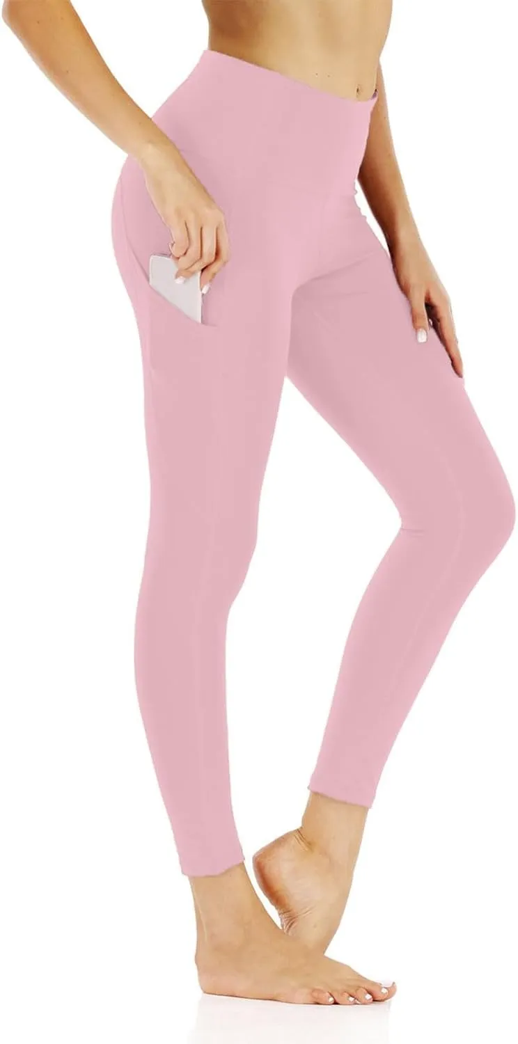 High-Waisted Waist Trainer Ankle-Hugging Pocket Yoga Pants for Women Shapewear Workout Pants with Built-in