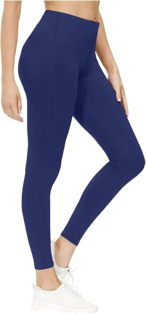 High-Waisted Waist Trainer Ankle-Hugging Pocket Yoga Pants for Women Shapewear Workout Pants with Built-in