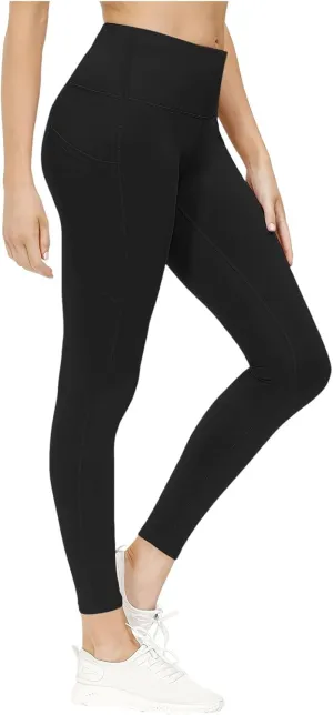 High-Waisted Waist Trainer Ankle-Hugging Pocket Yoga Pants for Women Shapewear Workout Pants with Built-in