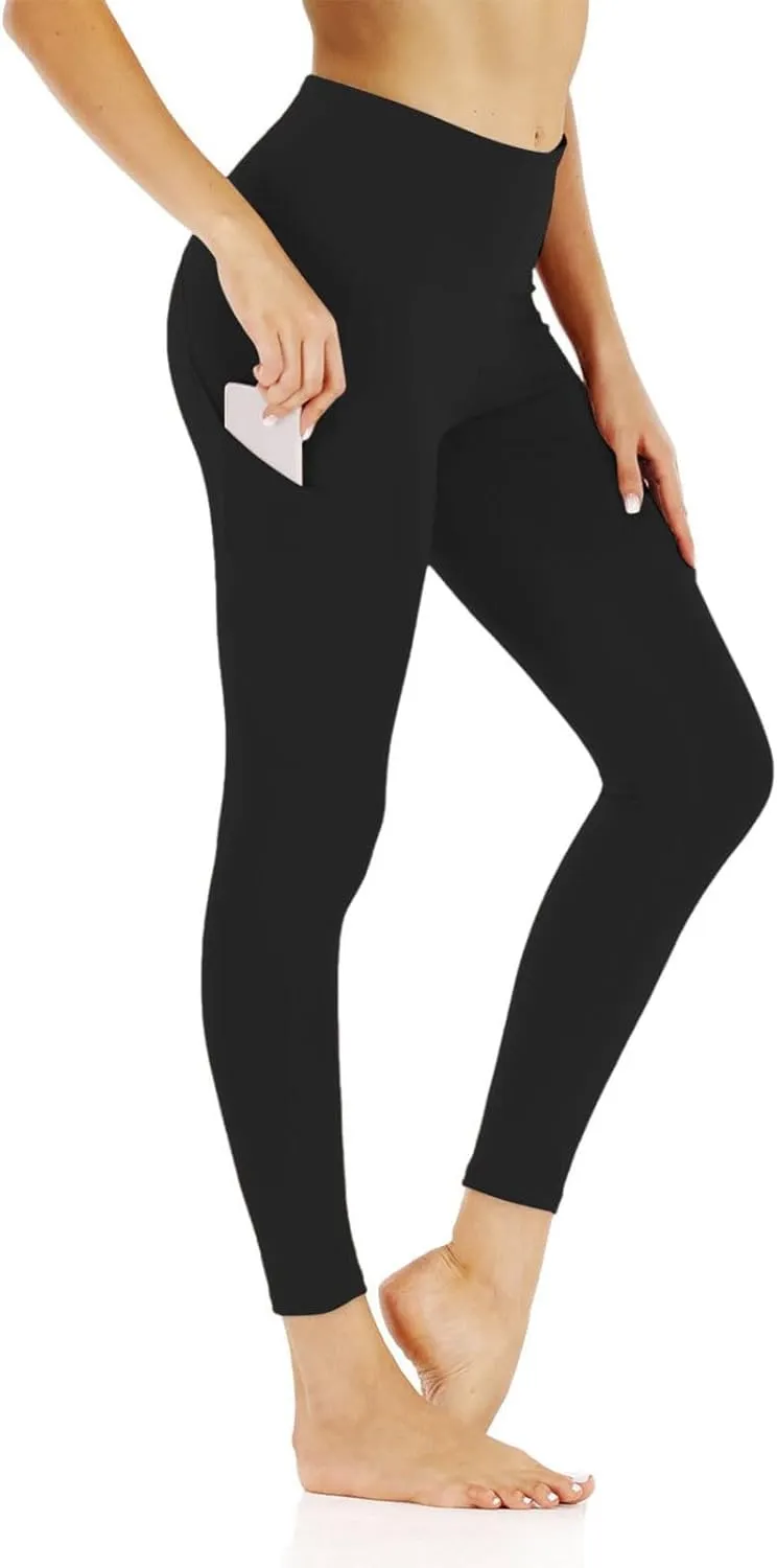 High-Waisted Waist Trainer Ankle-Hugging Pocket Yoga Pants for Women Shapewear Workout Pants with Built-in
