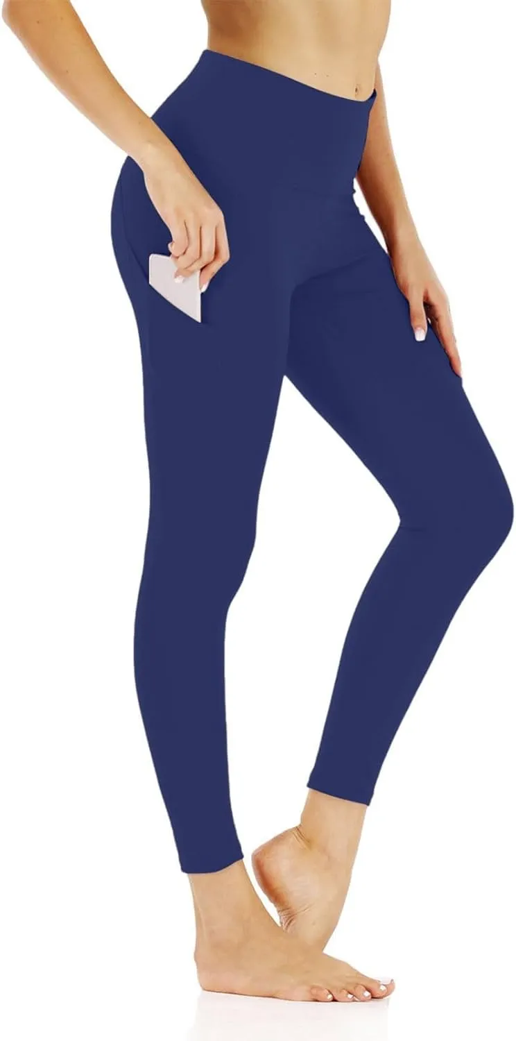 High-Waisted Waist Trainer Ankle-Hugging Pocket Yoga Pants for Women Shapewear Workout Pants with Built-in