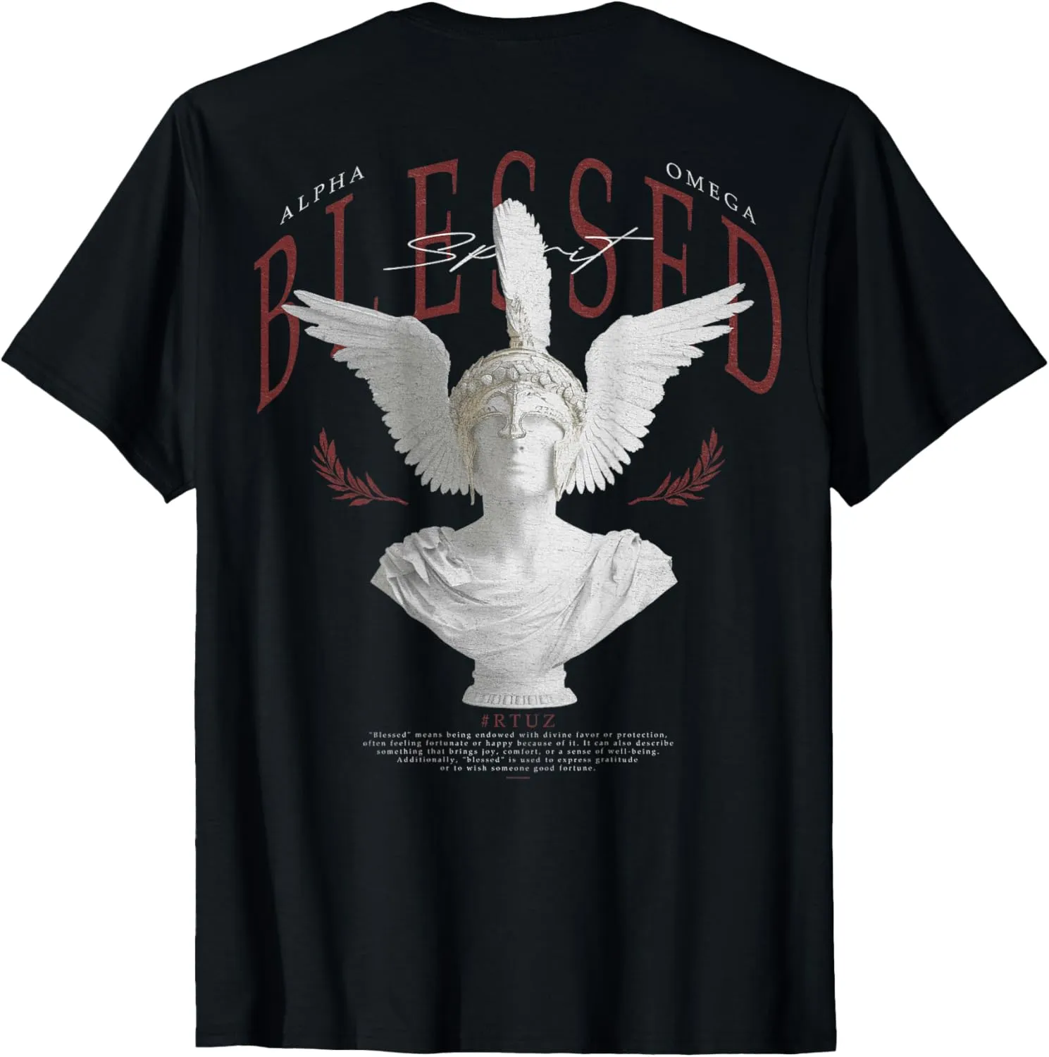 Hip Hop Urban Y2K Retro Vintage Edgy Back Print Streetwear T-Shirt