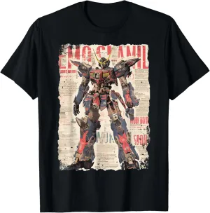 Hip Hop Y2K Vintage Hipster Edgy Urban Streetwear Robot T-Shirt