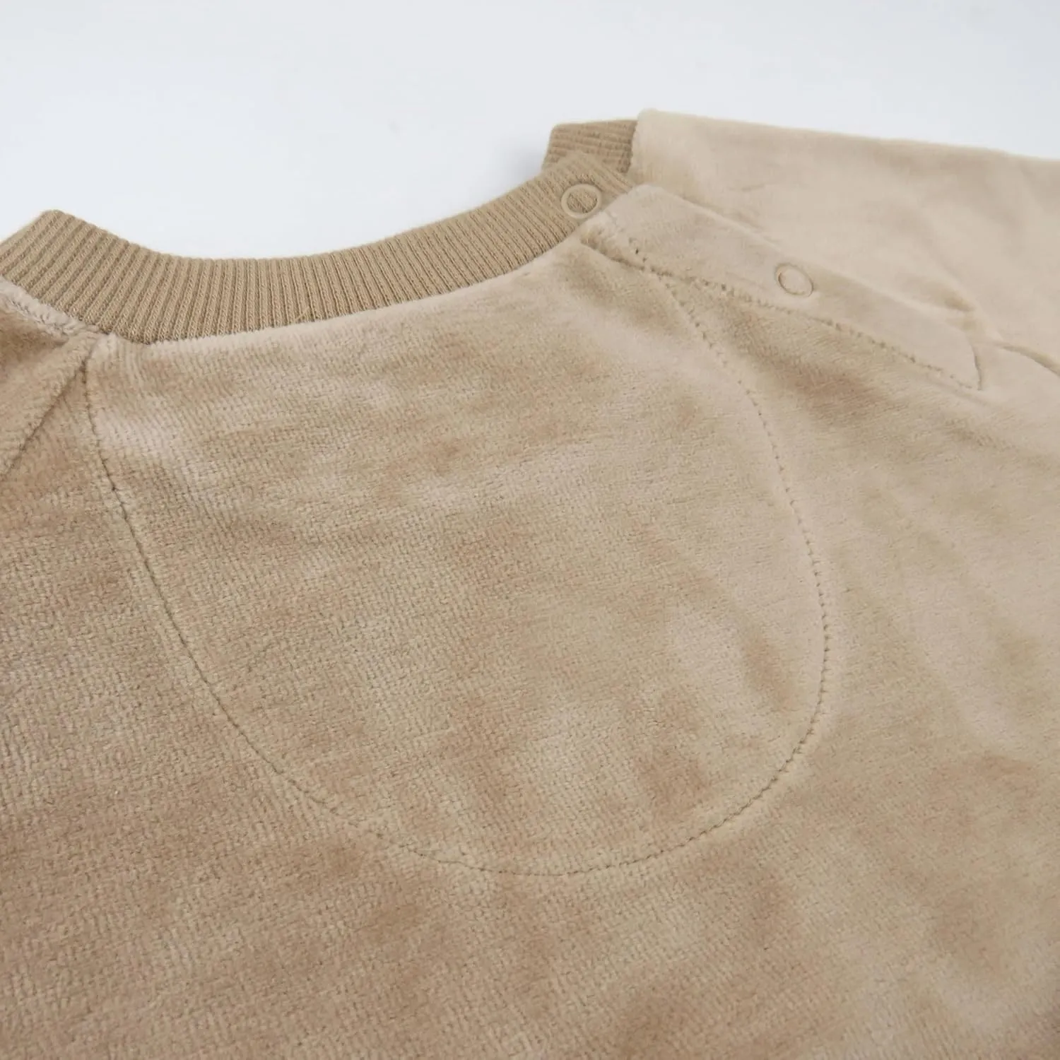 HONESTBABY Velour Pullover Hoodie and Zip Front Sweatshirt and Jogger Sweatpants Set
