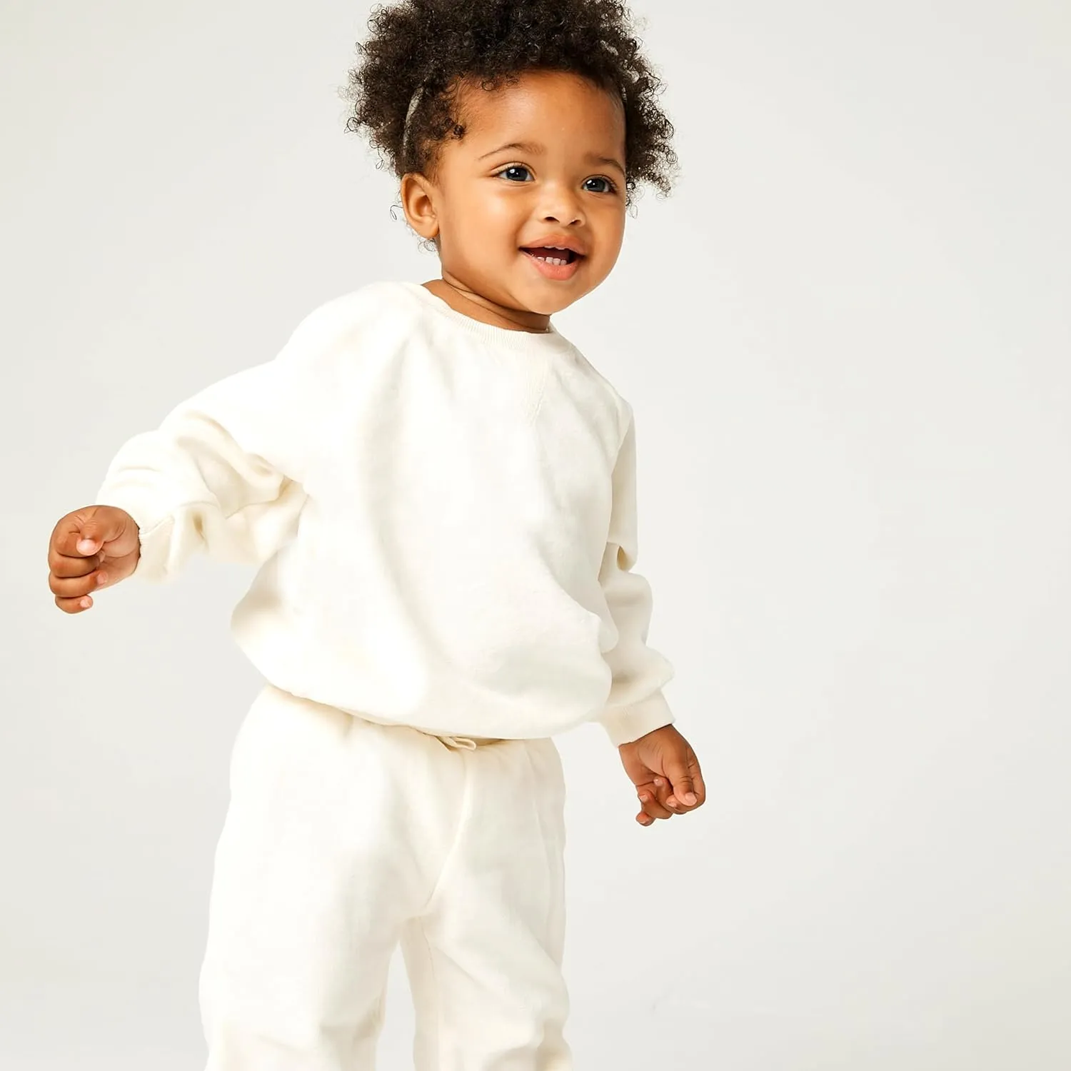 HONESTBABY Velour Pullover Hoodie and Zip Front Sweatshirt and Jogger Sweatpants Set