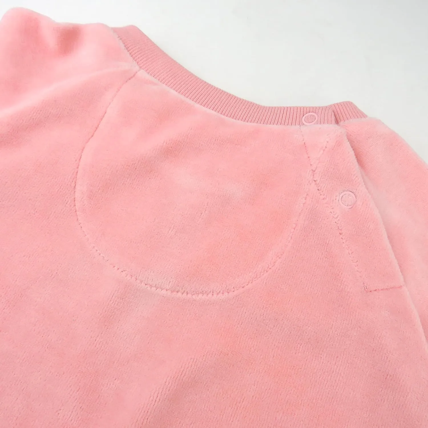HONESTBABY Velour Pullover Hoodie and Zip Front Sweatshirt and Jogger Sweatpants Set