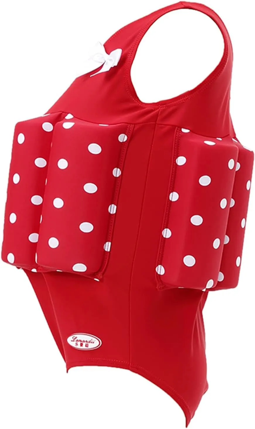Kids Girls Float Suit with Adjustable Buoyancy Bars Baby Swim Vest for 1-10 Years One-Piece Toddler Swimsuits Quick Dry Girls Bathing Suit with Arm Floaties Floatation Suit Swimwear for Sea Beach Pool