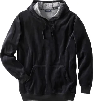 KingSize Men's Big & Tall Tall Velour Long-Sleeve Pullover Hoodie