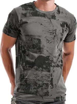 KLIEGOU Mens Hipster Hiphop Tees - Fashion Print T-Shirts
