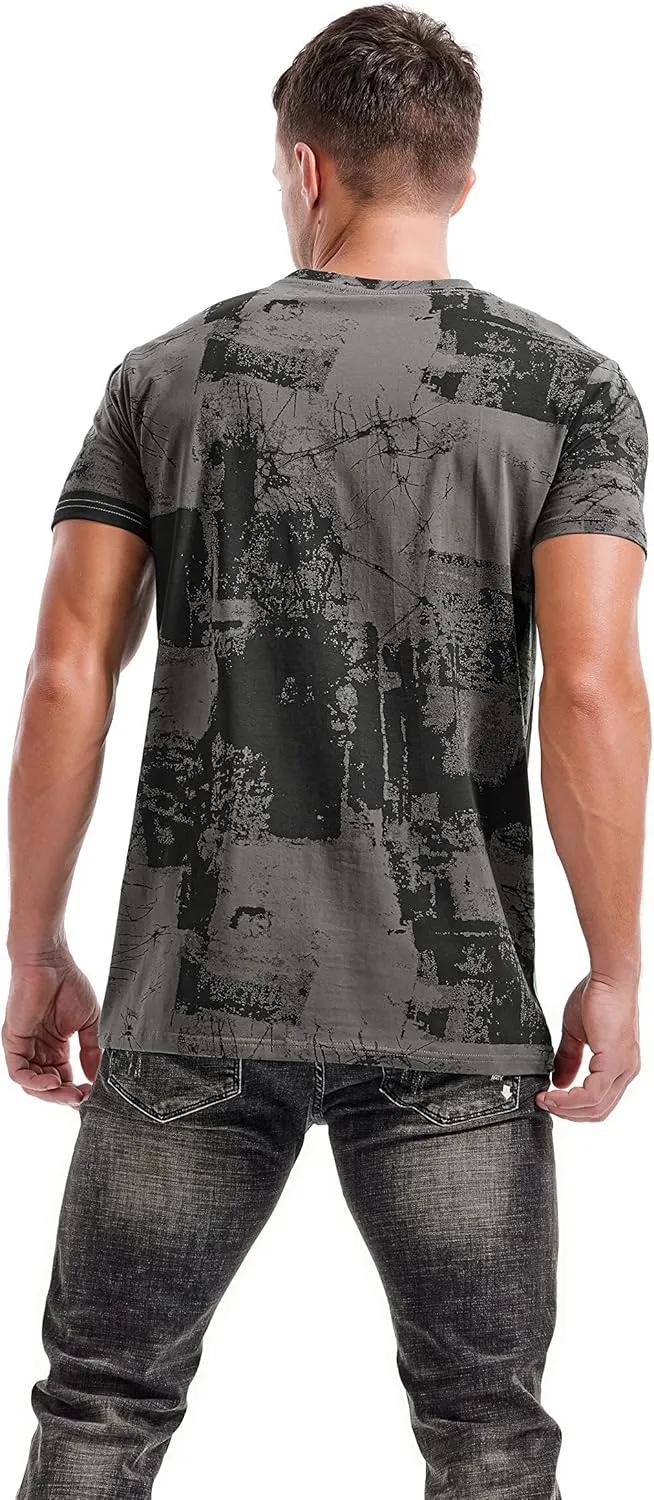KLIEGOU Mens Hipster Hiphop Tees - Fashion Print T-Shirts