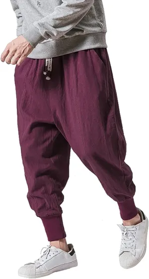 LCMTWX Mens Pants Loose Pants and Winter High Street Fashion Leisure Loose Sports Outdoor Running Sweater Pants Trousers