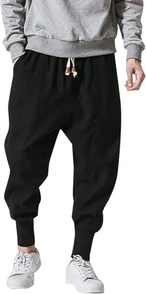 LCMTWX Mens Pants Loose Pants and Winter High Street Fashion Leisure Loose Sports Outdoor Running Sweater Pants Trousers