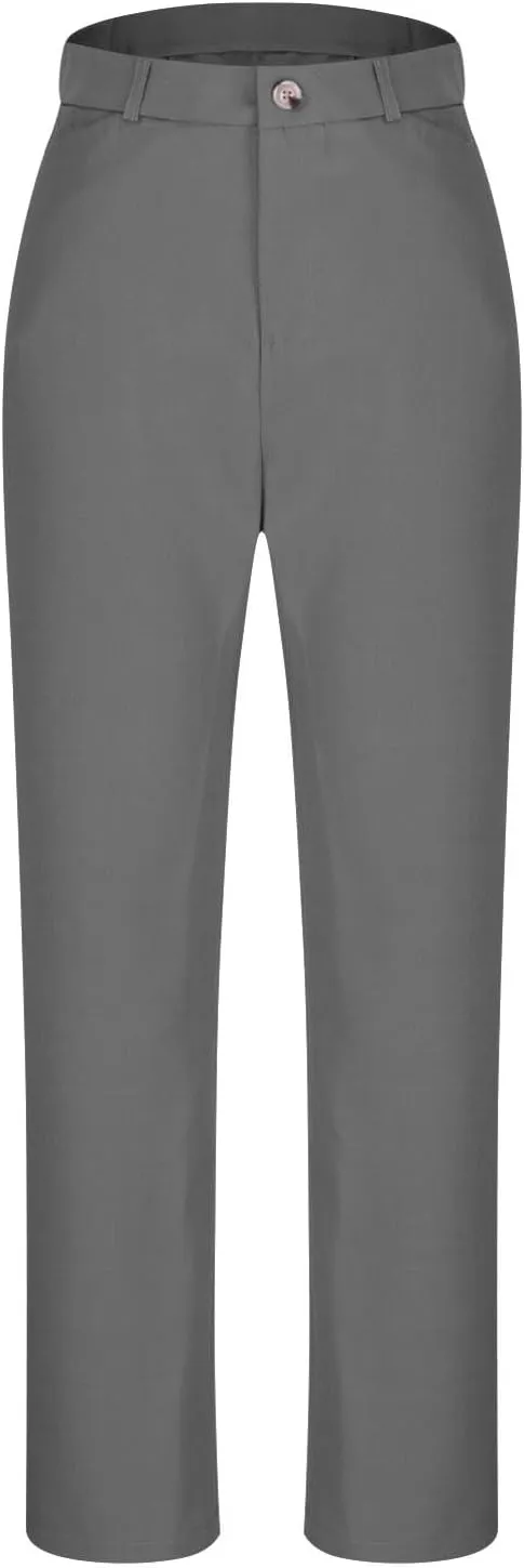 Lmdudan 2025 Dress Pants Women Work Business Pants Tummy Control Office Straight Leg Trousers High Waisted Ladies Slacks