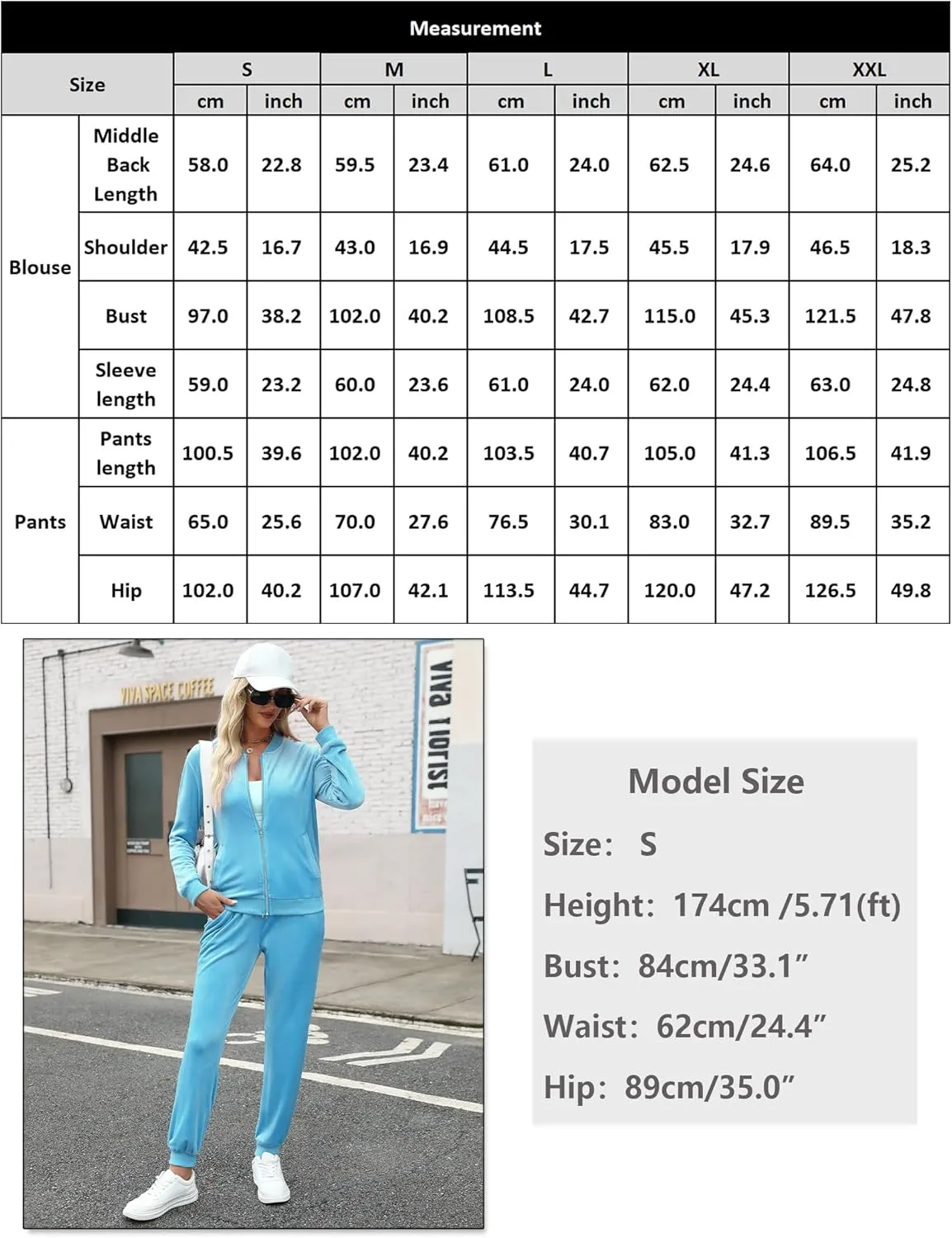 Marvmys Women's Velour Tracksuit Full Zip Up Sweatsuits Set 2 Piece Outfits Jogger Set