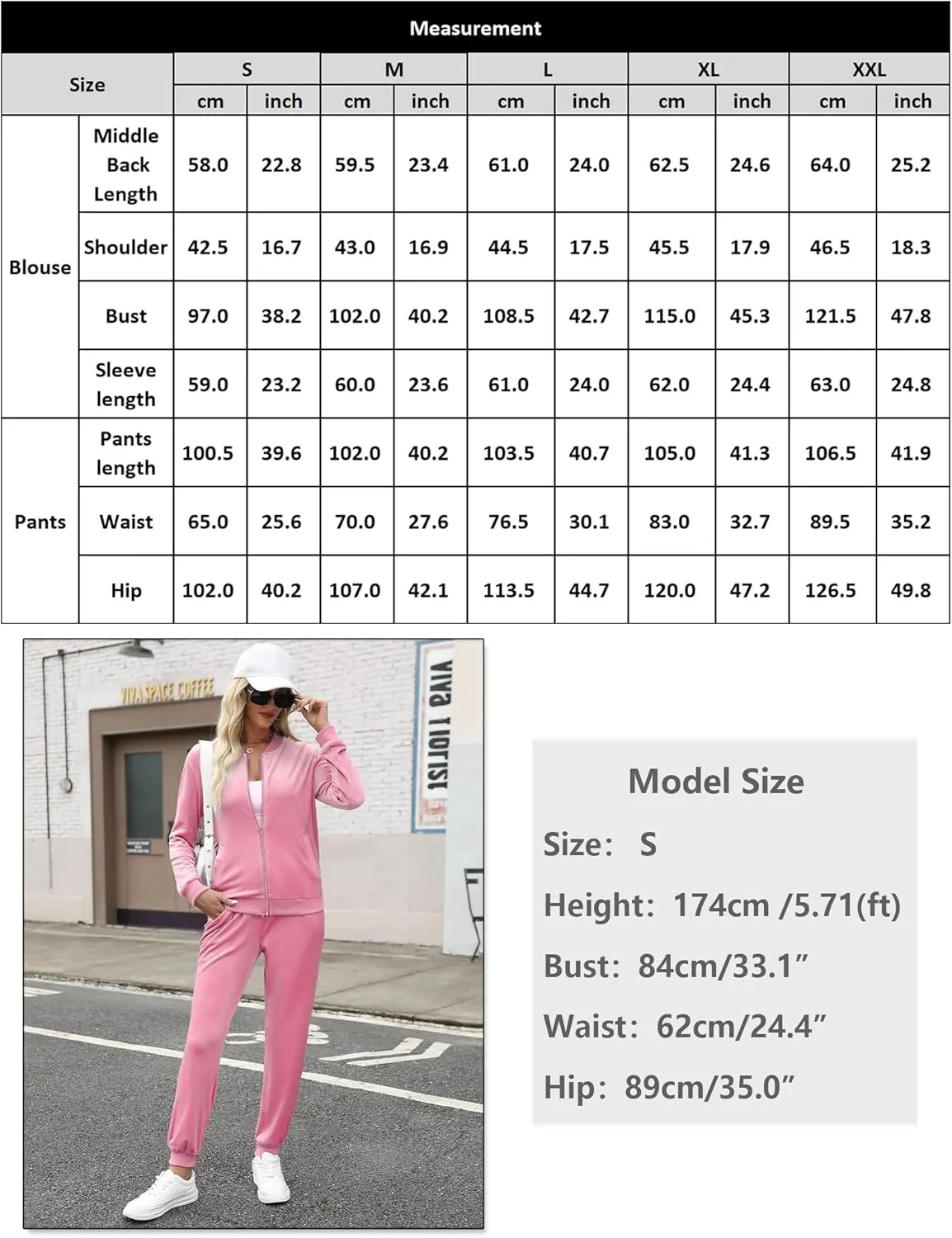 Marvmys Women's Velour Tracksuit Full Zip Up Sweatsuits Set 2 Piece Outfits Jogger Set
