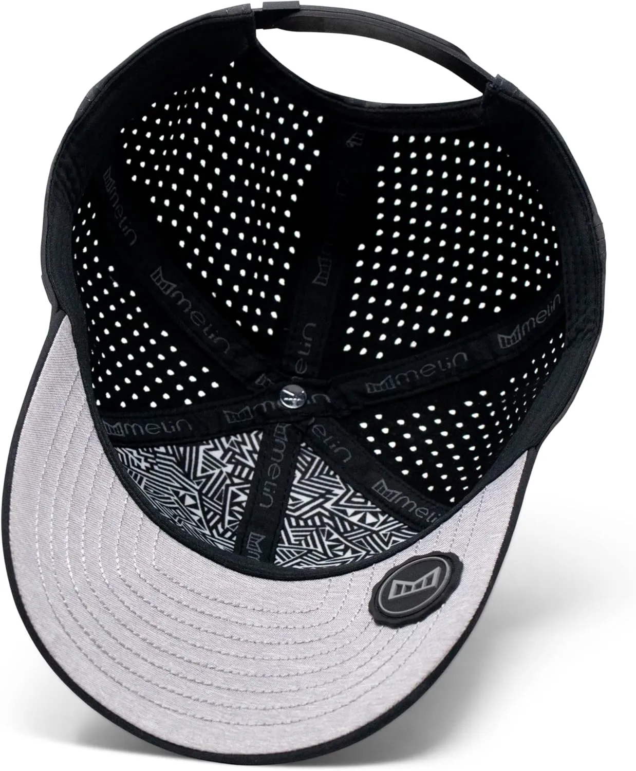 melin A-Game Hydro, Performance Snapback Hats, Water-Resistant Baseball Caps for Men & Women, Golf, Running, or Workout Hat
