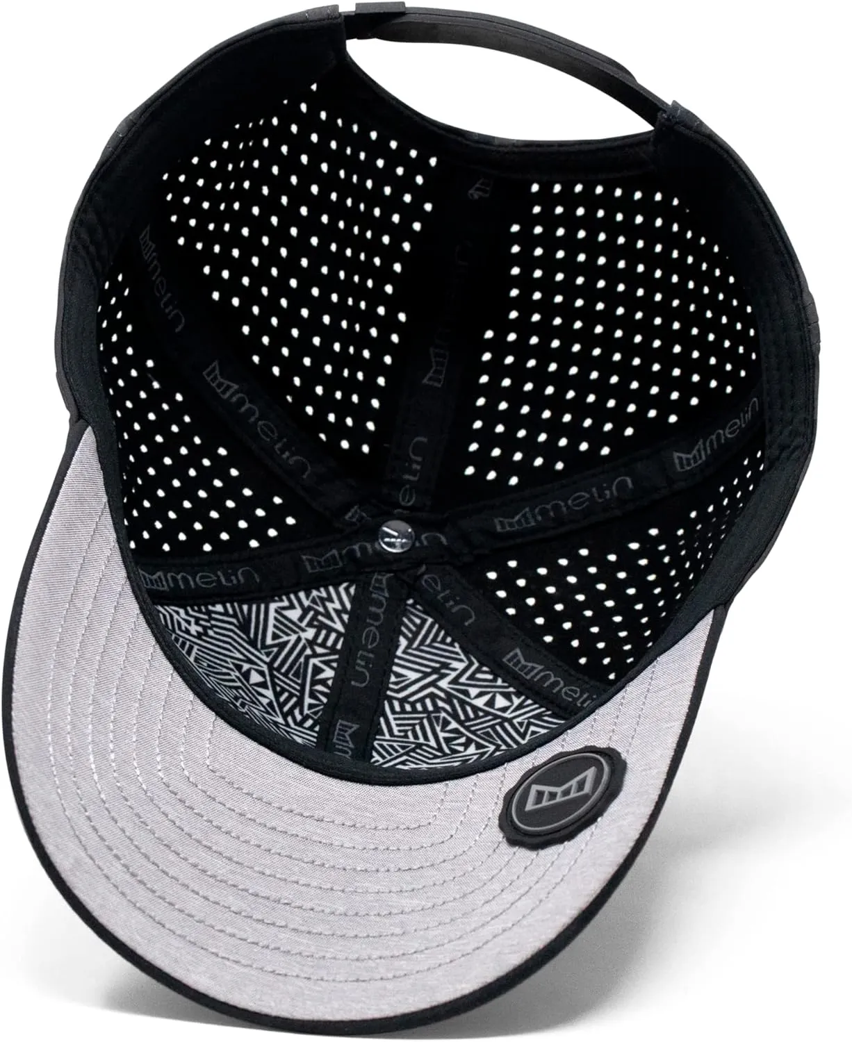 melin A-Game Hydro, Performance Snapback Hats, Water-Resistant Baseball Caps for Men & Women, Golf, Running, or Workout Hat