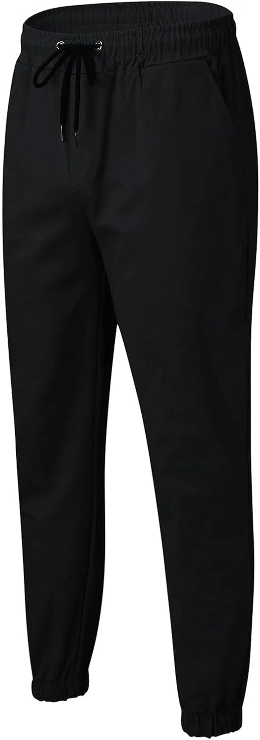 Men's Cargo Pants Plus Size Pocket Lace Up Elastic Waist Pants Trousers Overall Cute Plush