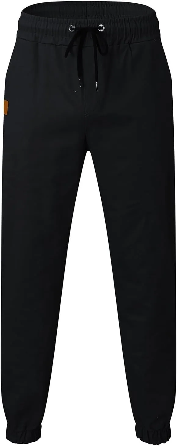 Men's Cargo Pants Plus Size Pocket Lace Up Elastic Waist Pants Trousers Overall Cute Plush