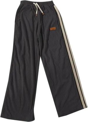 Men's Casual Corduroy Pants Drawstring Elastic Waist Fashion Loose Pants for Men Loose Vintage Hip Pop Streetwear