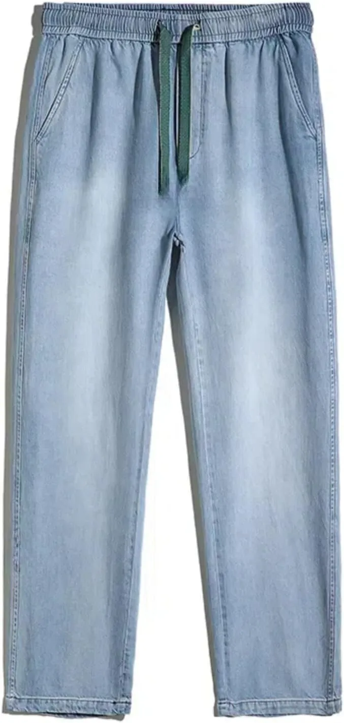Men's Casual Pants, Loose Sports Straight-Leg Wide-Leg Trousers