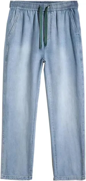 Men's Casual Pants, Loose Sports Straight-Leg Wide-Leg Trousers