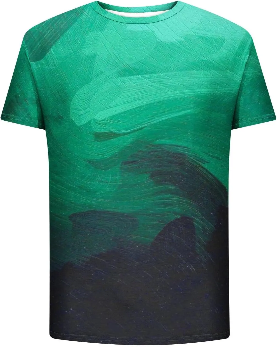 Mens Cotton T-Shirt Crew Neck Short Sleeve Tee Shirts Hipster Hip Hop Streetwear Casual Tops Gym Muscle Shirts