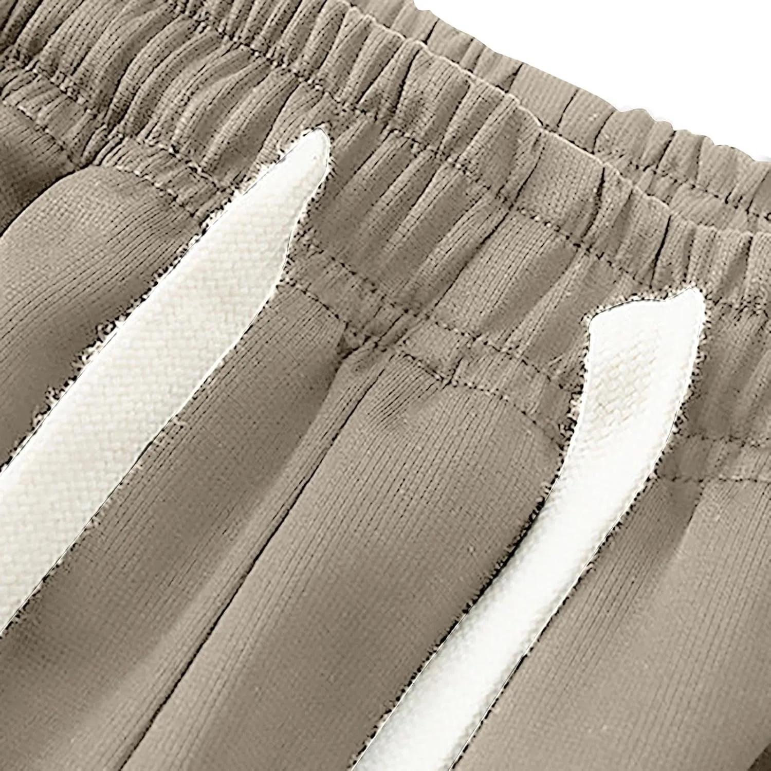 Mens Drawstring Sweatpants Straight Leg Pants Elastic Waist Jogging Pants with Pockets Casual Loose Fit Gym Trousers
