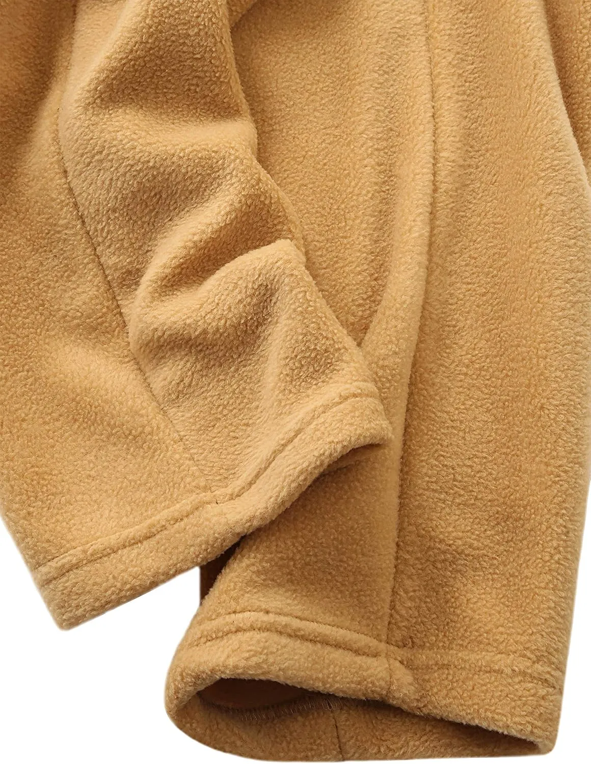 Mens Fuzzy Pants Solid Plush Fleece Jogger Sweatpants with Pockets